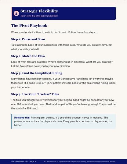 Strategic Flexibility: your step-by-step pivot playbook.