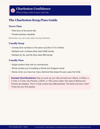 Charleston Confidence: what to keep, what to pass.