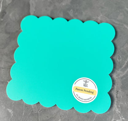 Mahj Mood x SoloMahj Collab Practice Board, Teal, Poppy Size, Solo American Mahjong Training Board