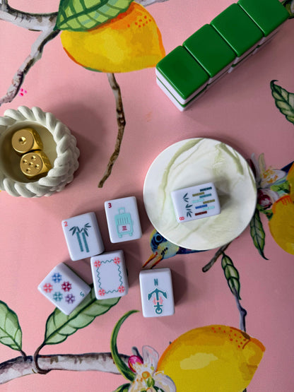 The Alicia Coaster, Handmade Modern Coaster for Your Mahjong Table