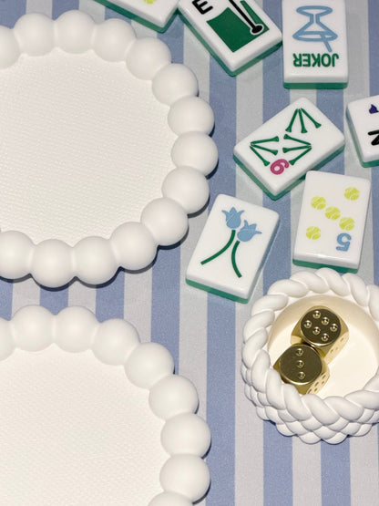 The Maddie Coaster, Handmade Coaster for Your Mahjong Table