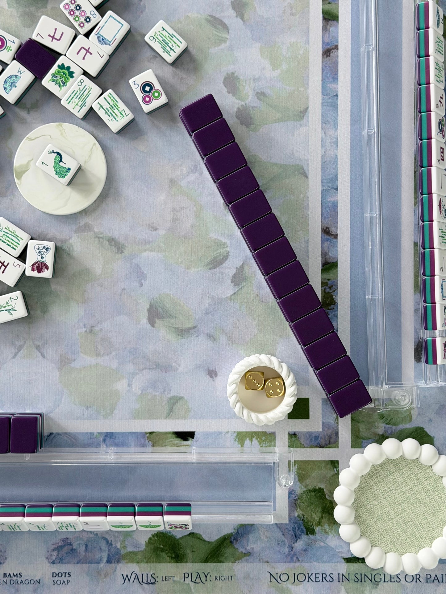 The Maddie Coaster, Handmade Coaster for Your Mahjong Table