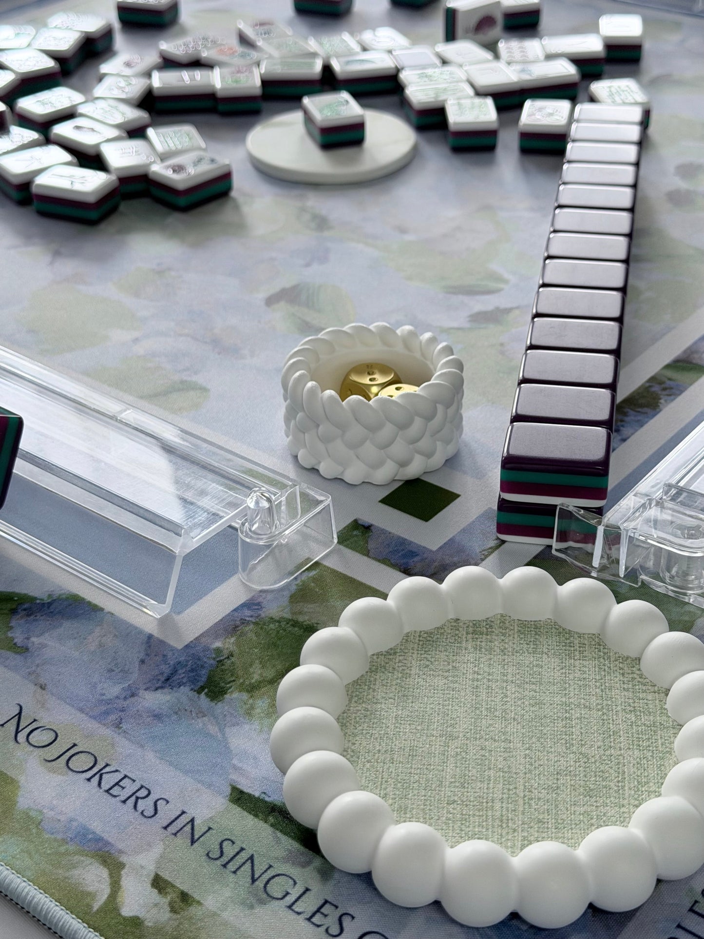 The Maddie Coaster, Handmade Coaster for Your Mahjong Table