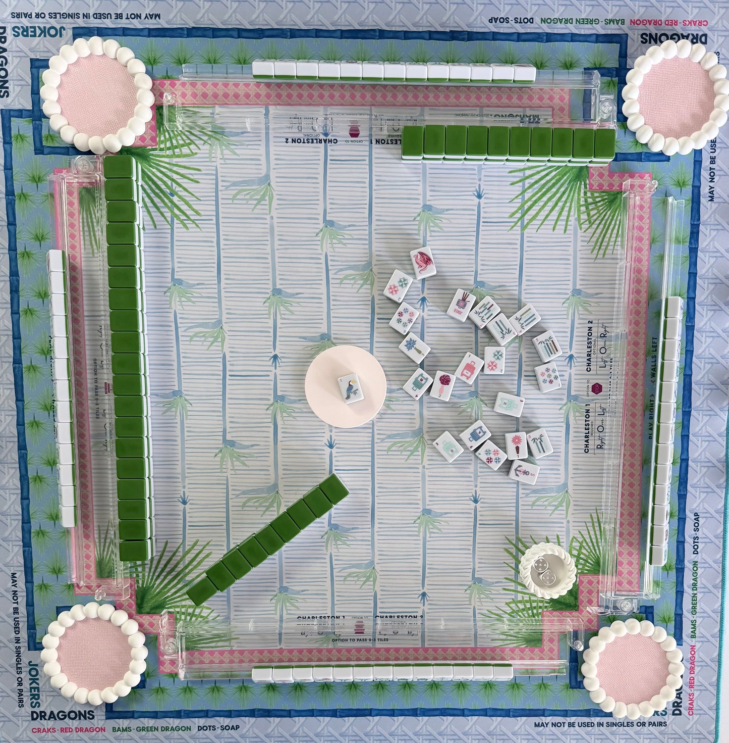 The Maddie Coaster, Handmade Coaster for Your Mahjong Table