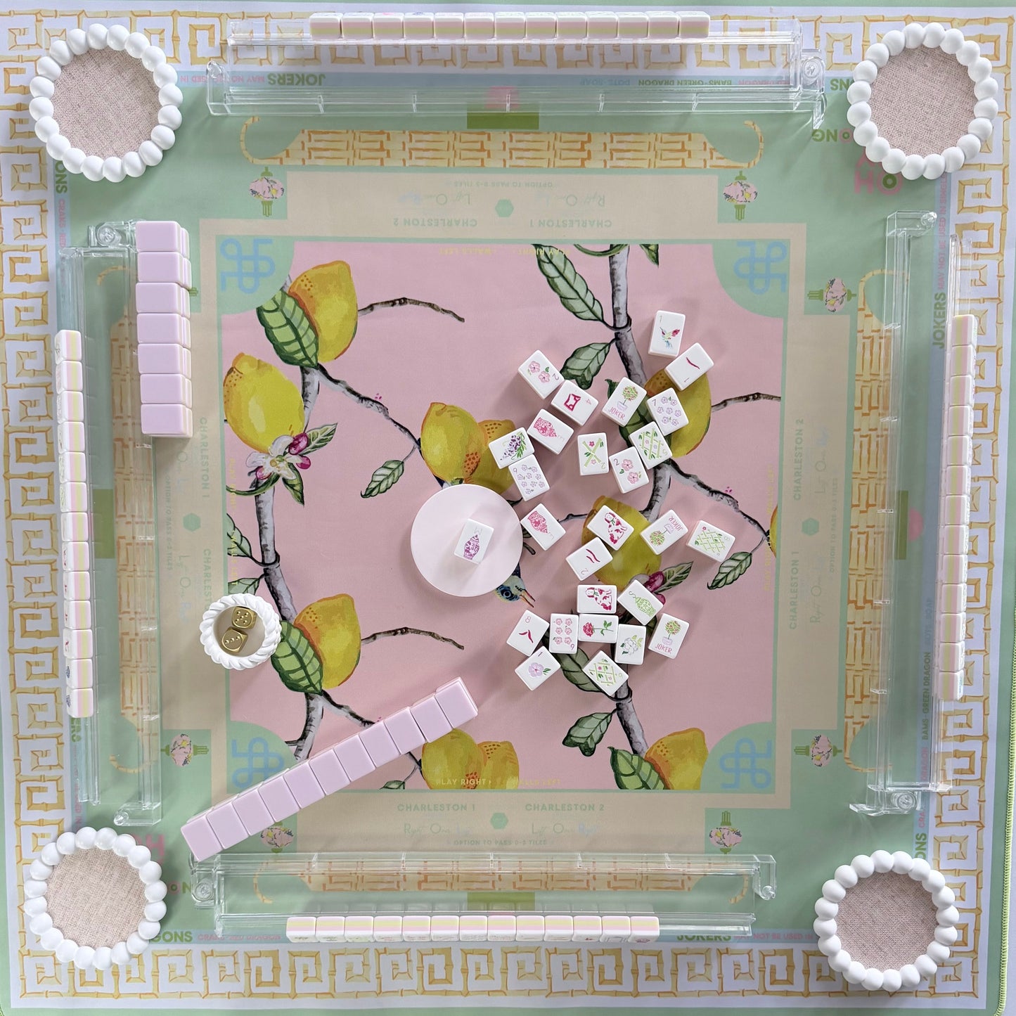 The Maddie Coaster, Handmade Coaster for Your Mahjong Table