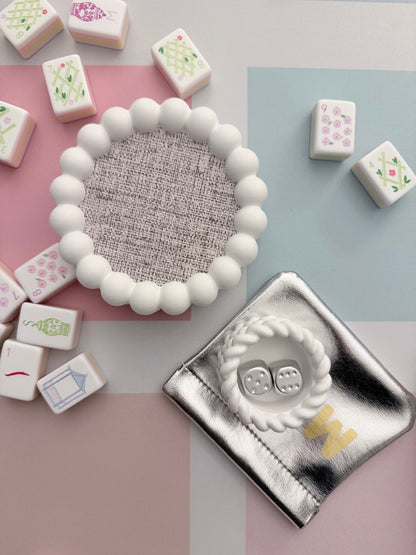 The Maddie Coaster, Handmade Coaster for Your Mahjong Table