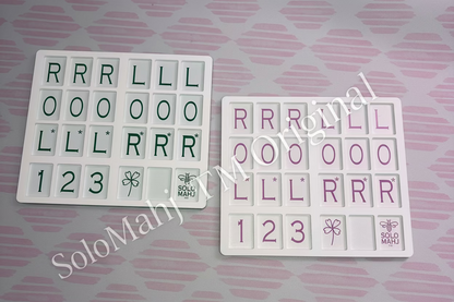 SoloMahj Practice Board, Clover Size, Solo American Mahjong Training Board