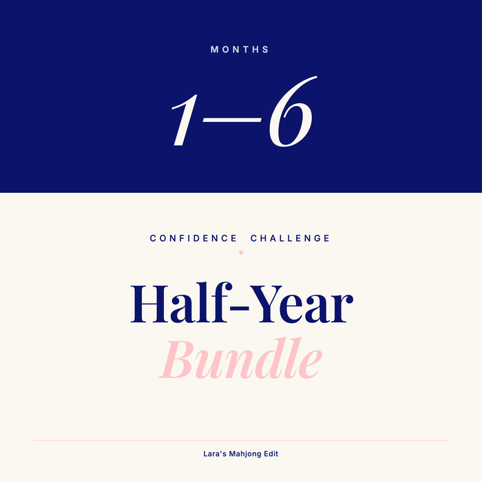 Title slide for the Confidence Challenge Months 1-6 Half-Year Bundle