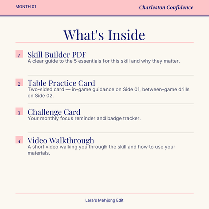 Month 1: Charleston Confidence — Confidence Challenge