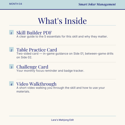 Joker Management | Mahjong Skill Builder