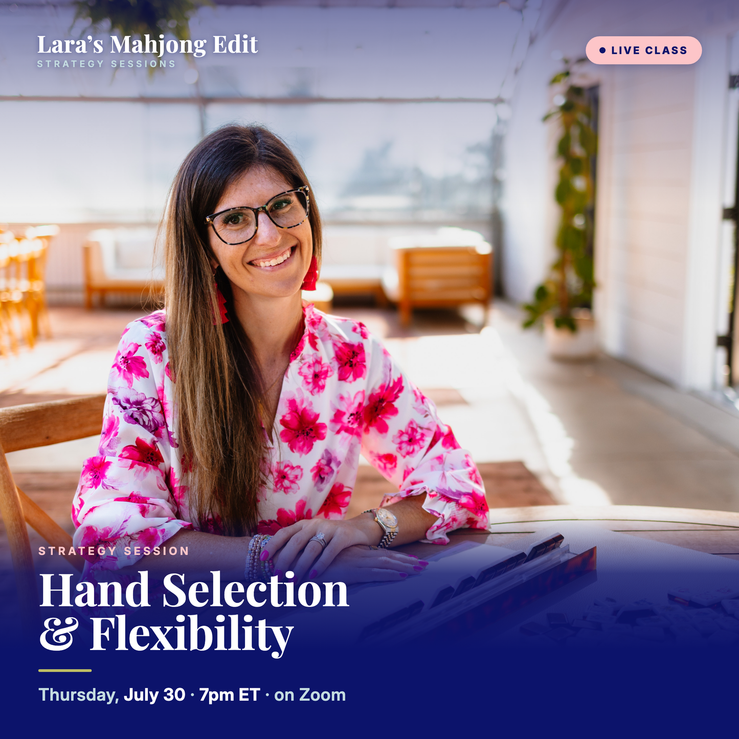 Strategy Session: Hand Selection & Flexibility - Sunday July 26, 2026 @ 4 PM ET