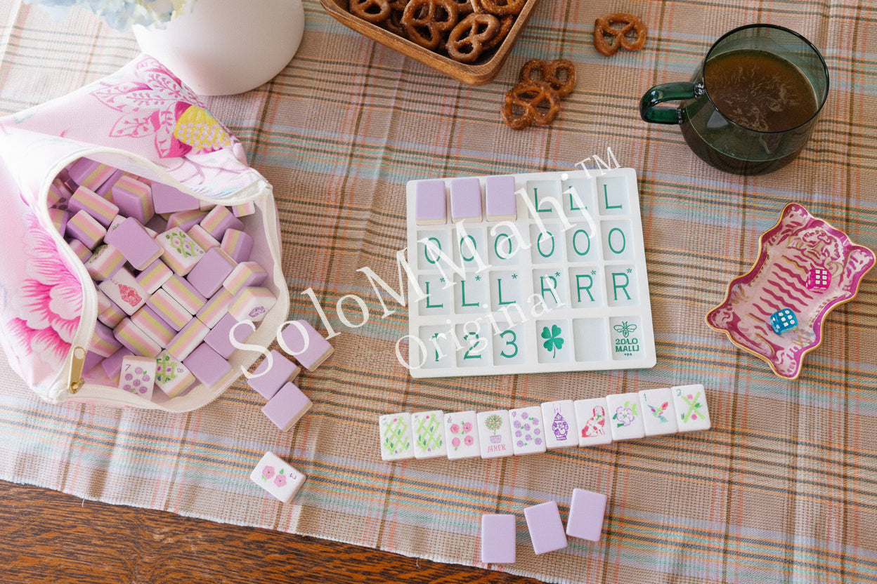 SoloMahj Practice Board, Clover Size, Solo American Mahjong Training Board