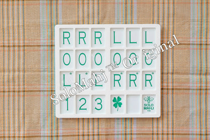 SoloMahj Practice Board, Clover Size, Solo American Mahjong Training Board